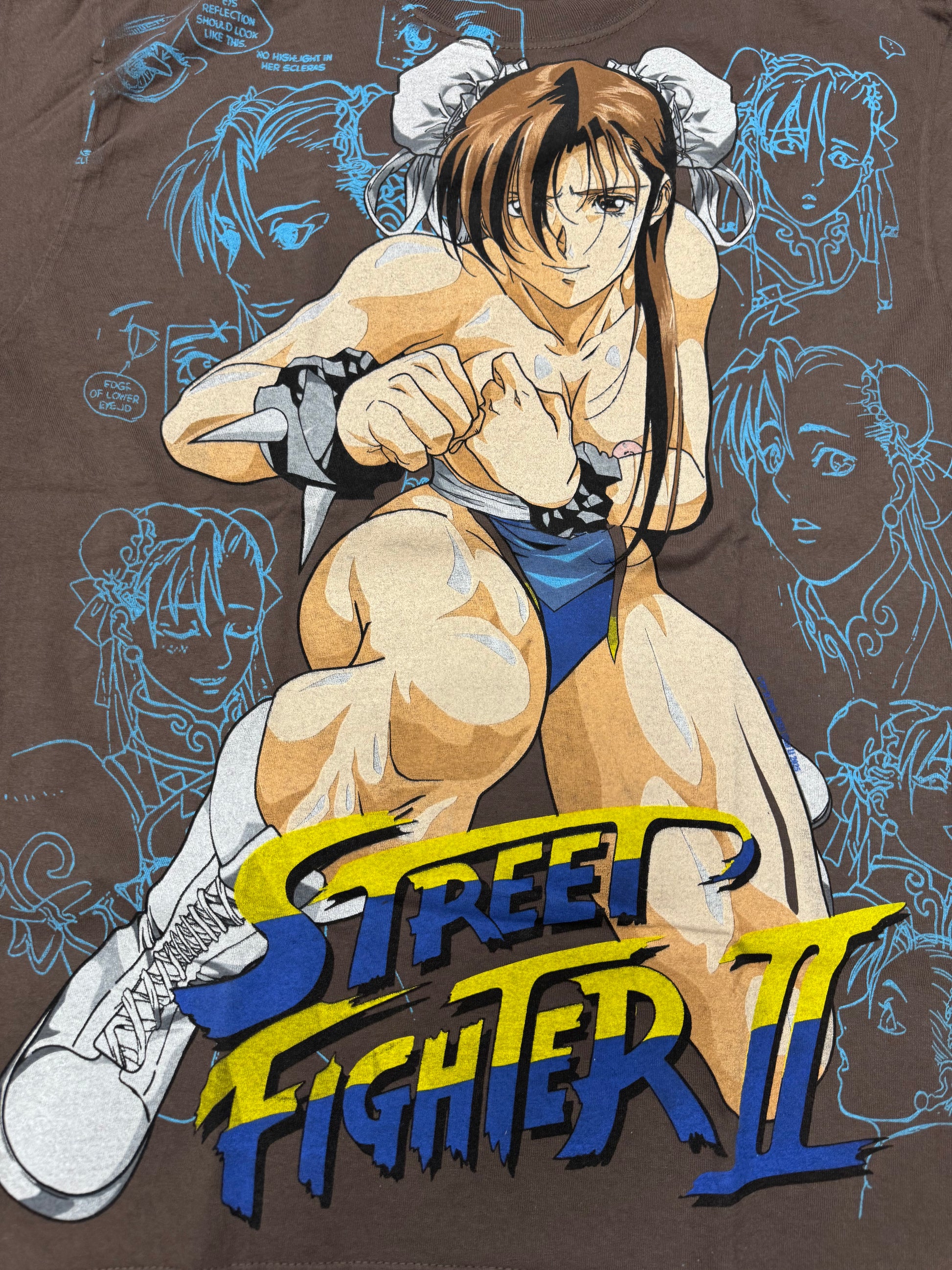 Brown - XXX chun Li kneeing front