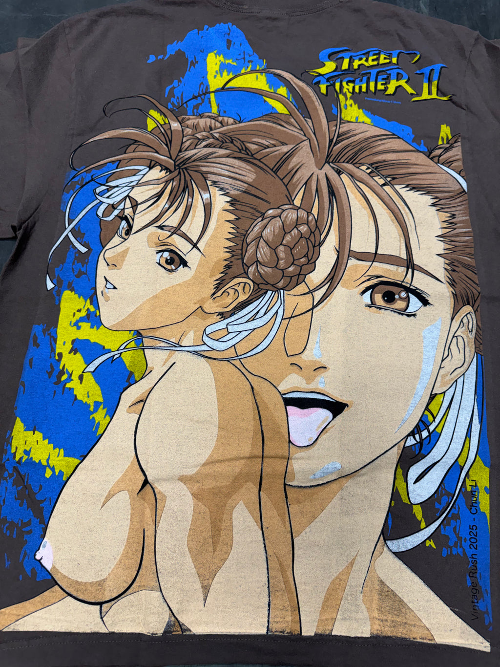 Brown - XXX chun Li kneeing front