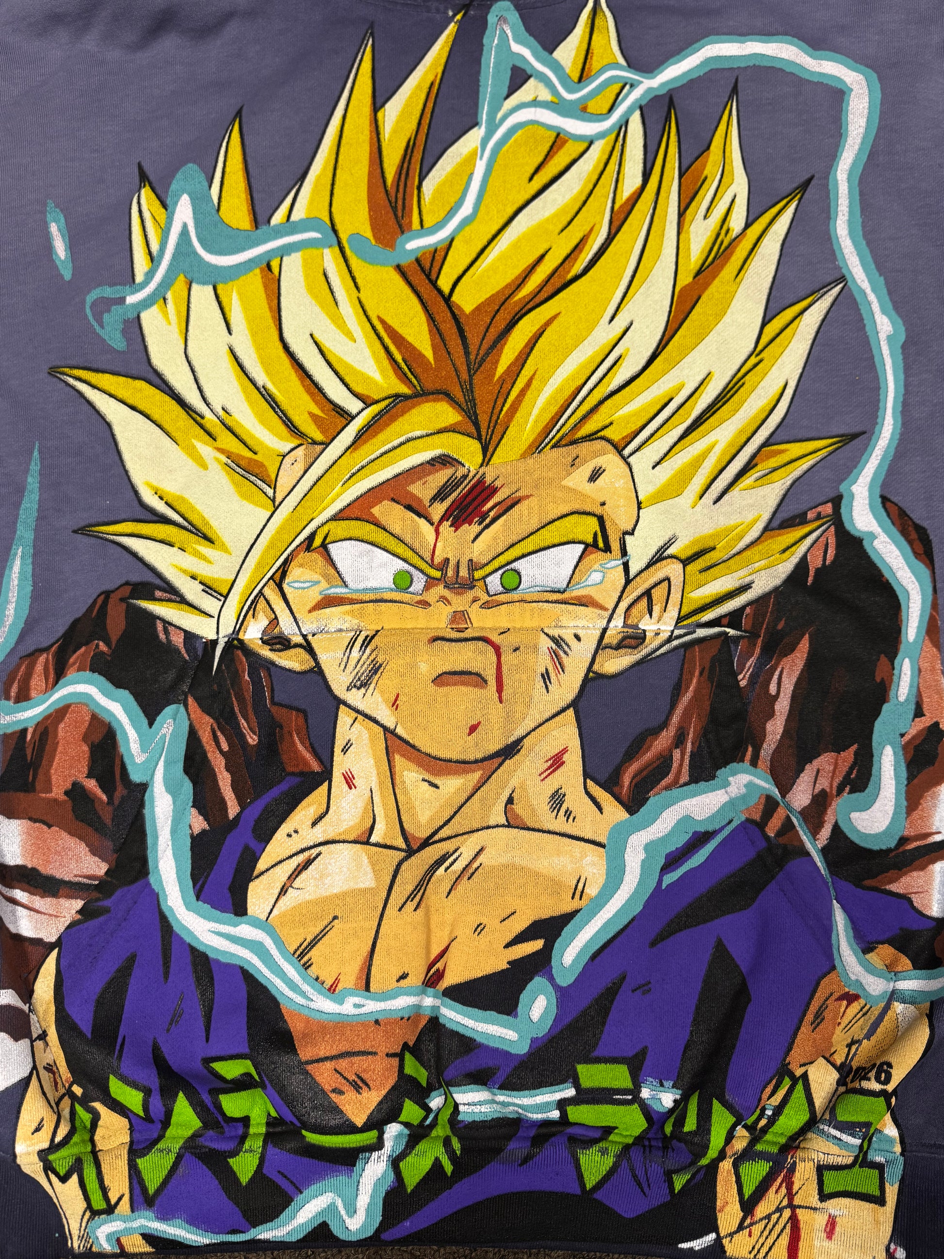 Gohan purple hoodie