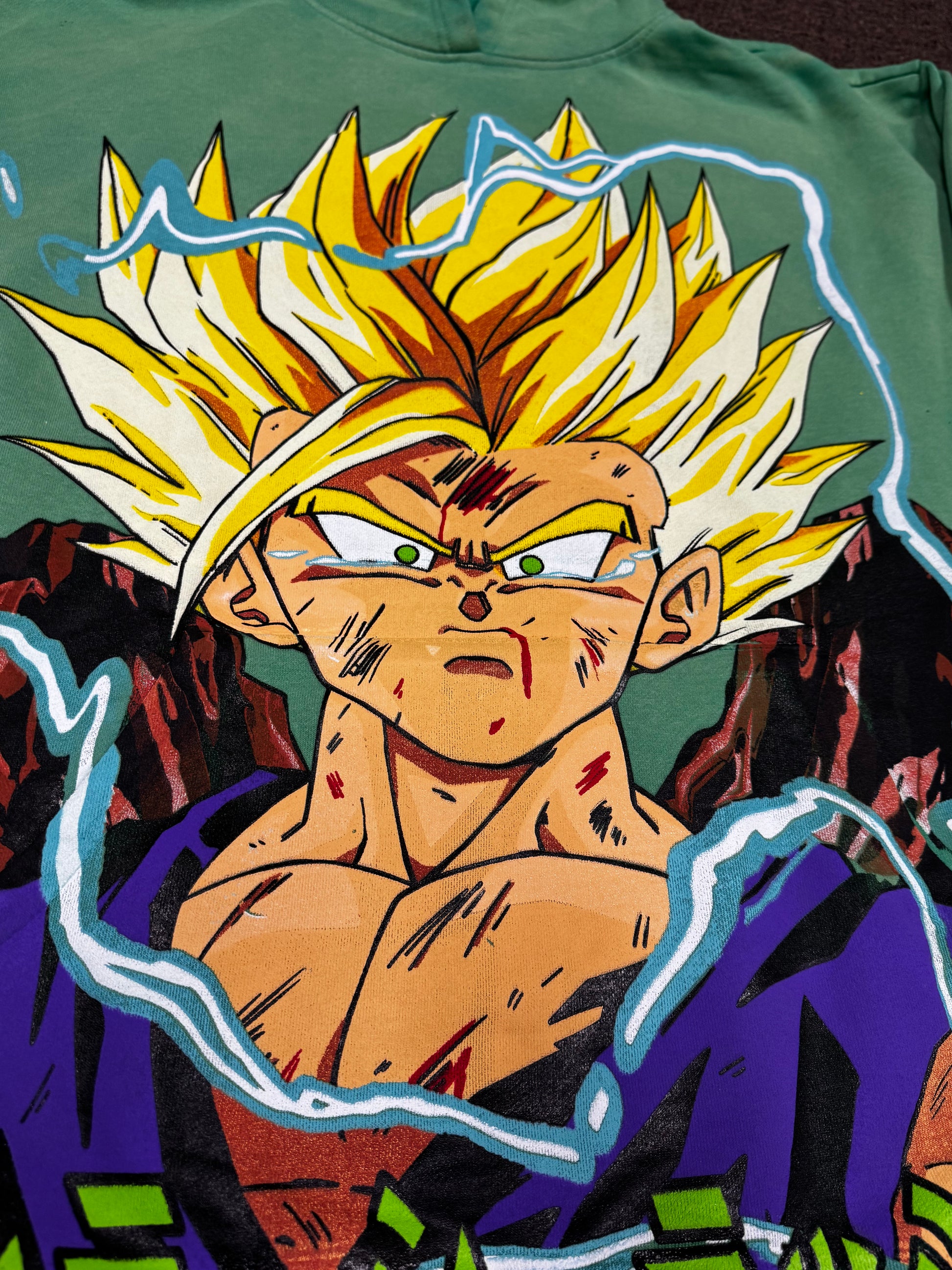 Gohan green hoodie